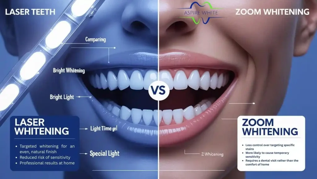 Laser Teeth Whitening vs. Zoom Whitening Southampton