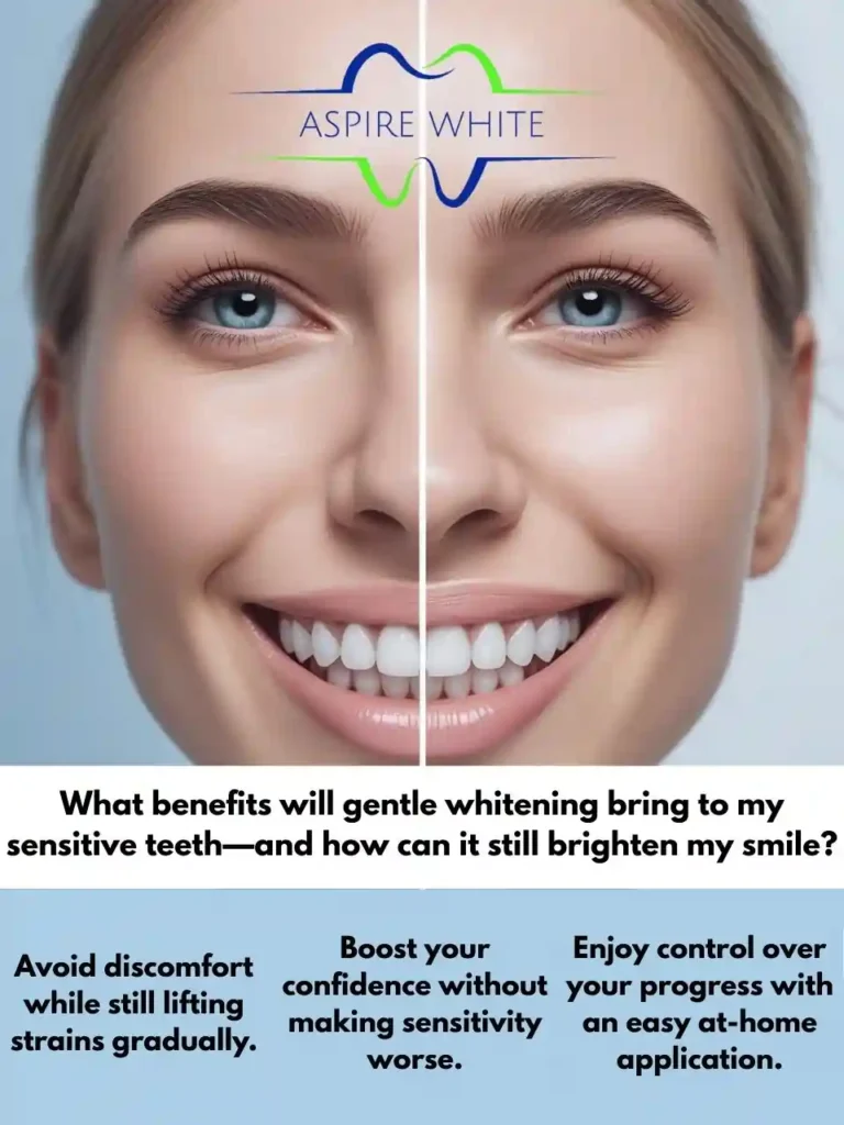 What benefits will gentle whitening bring to my sensitive teeth—and how can it still brighten my smile Southampton